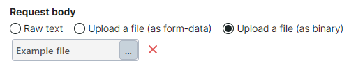 MSA file upload as binary data