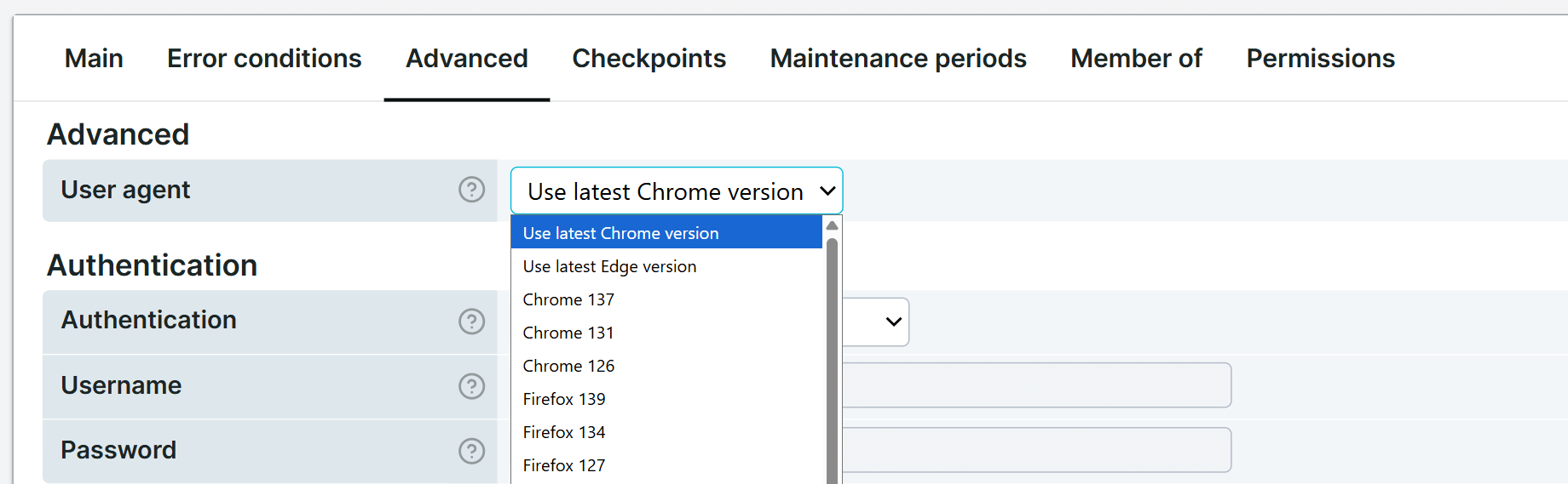 Latest Edge and Chrome user agents