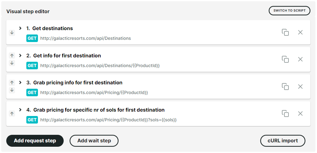 Example MSA steps