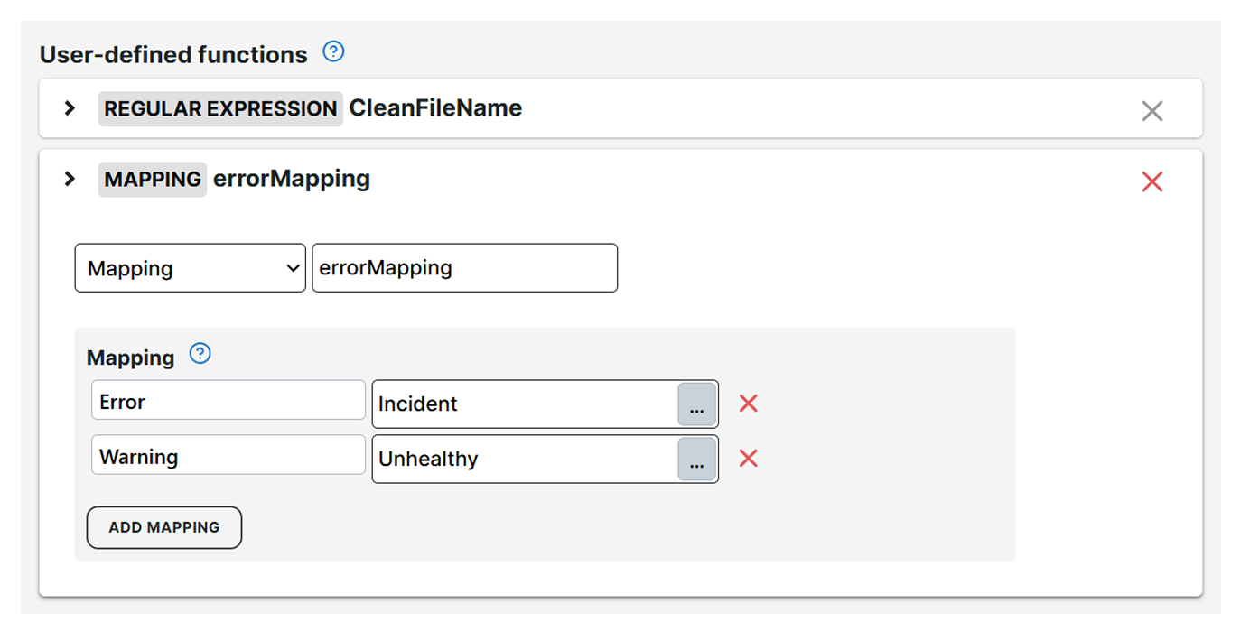 User-defined functions
