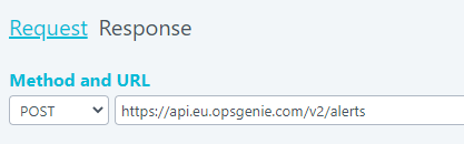 Opsgenie EU instance URL