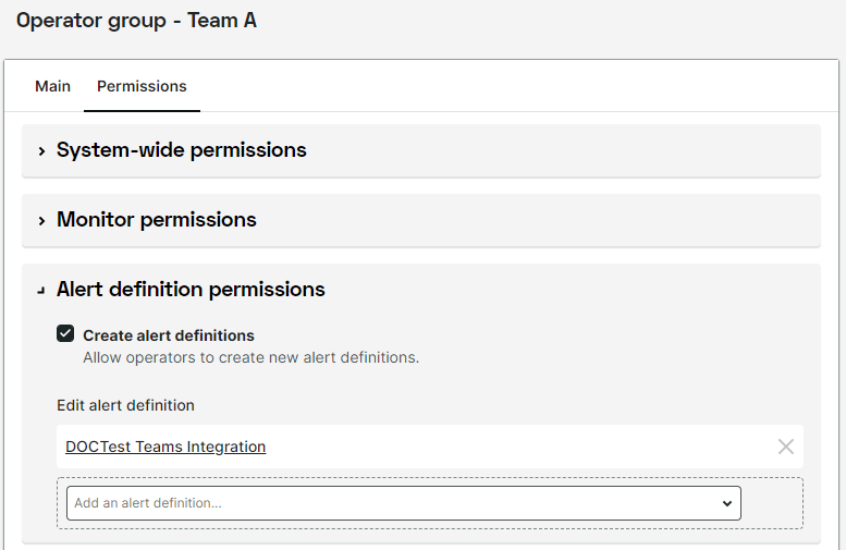 screenshot operator group permissions