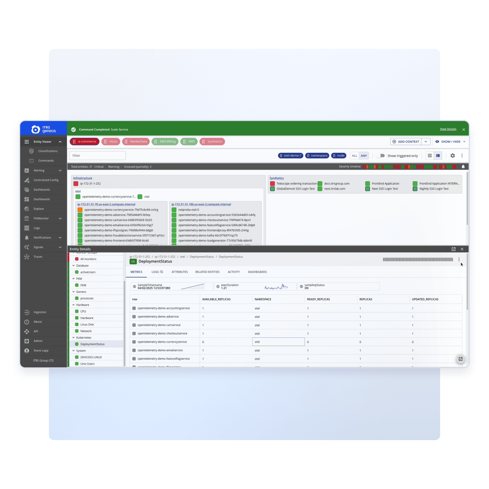 The visual code editor for easy setup of API Monitoring