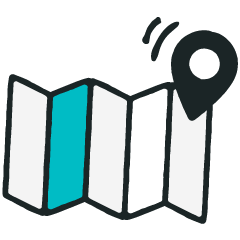 Uptime monitoring map of worldwide checkpoints