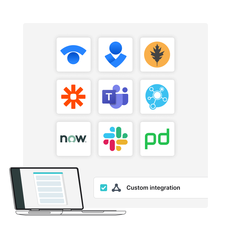 Use custom integrations to meet your team's needs