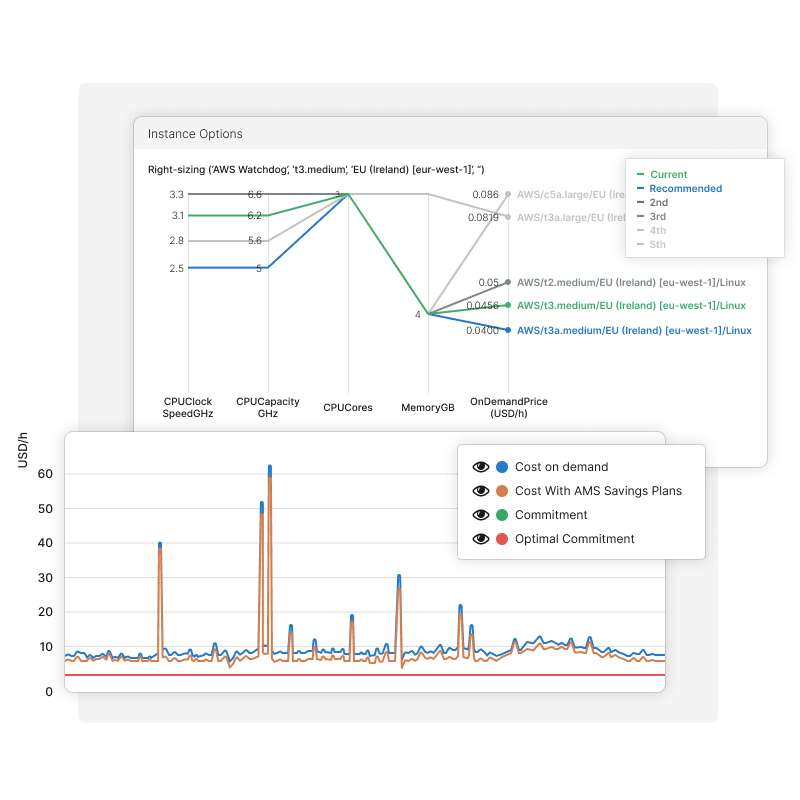 View cloud costs optimisations